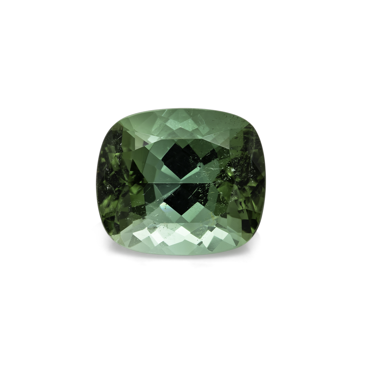 Tourmaline - green, cushion, 11.5x10 mm, 5.45 ct, No. TR991017
