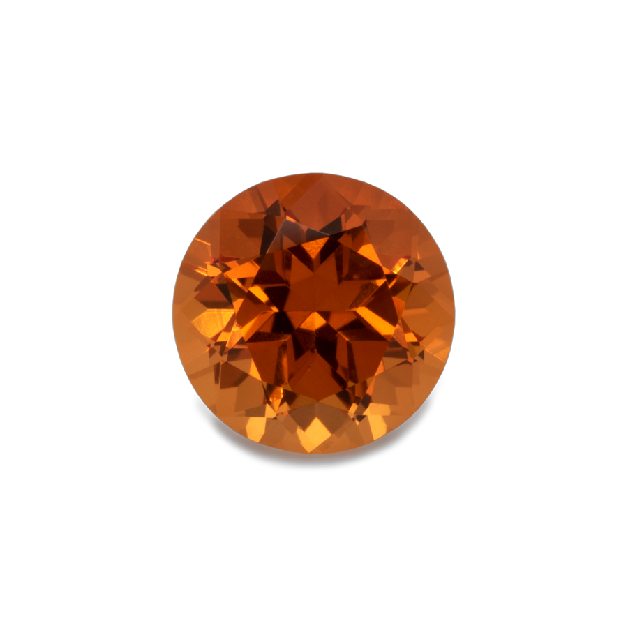 Mandarin Granat - orange, rund, 6x6 mm, 1,00-1,15 ct, Nr. MG90003