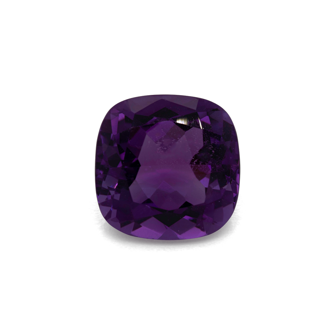 Amethyst - purple, cushion, 10x10 mm, 4.07 ct, No. AMY91001