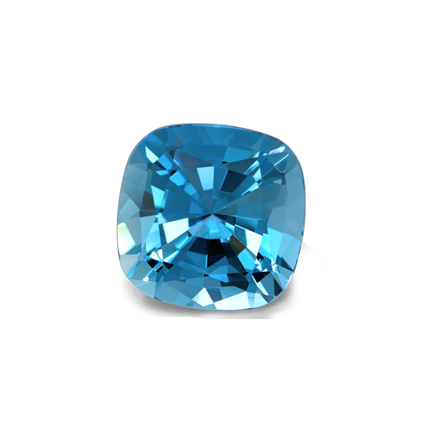 Aquamarin - AAA, antik, 18x18 mm, 21,98 ct, Nr. A92003