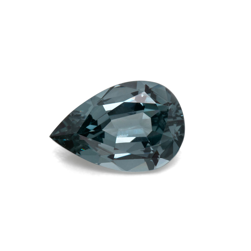 Spinel - gray, pear, 10.4x7 mm, 1.96 ct, No. SP90047