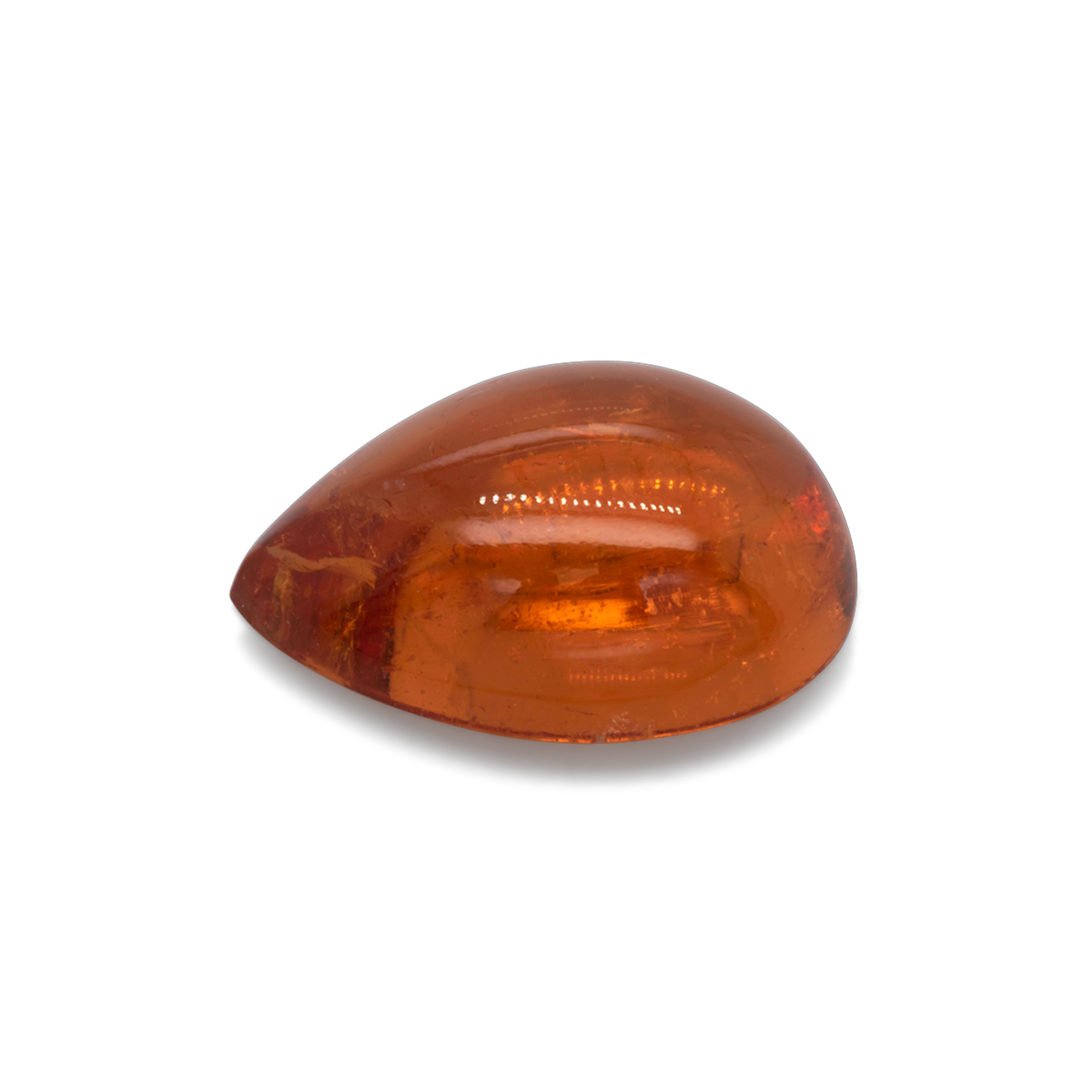 Mandarin Granat - orange, birnform, 10.9x8 mm, 3.83 ct, Nr. MG99045