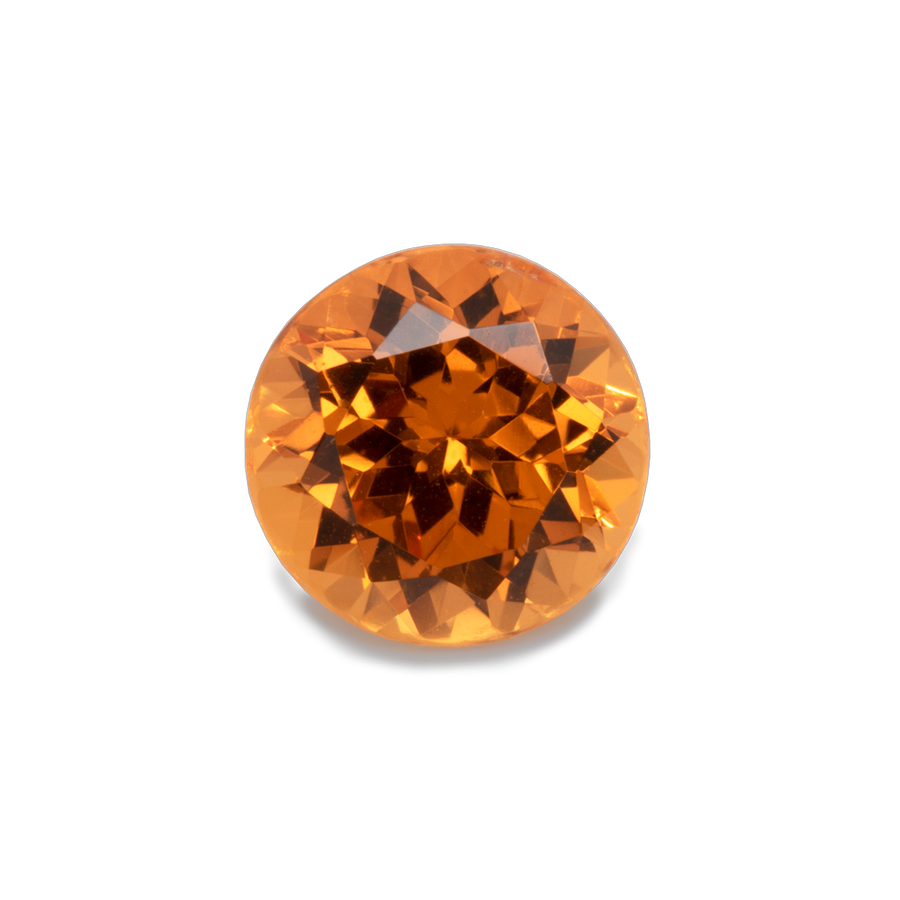 Mandarin Granat - orange, rund, 6x6 mm, 1.14 ct, Nr. MG90001