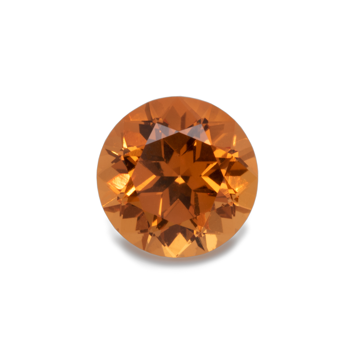 Mandarin Granat - orange, rund, 5x5 mm, 0,68 ct, Nr. MG80002