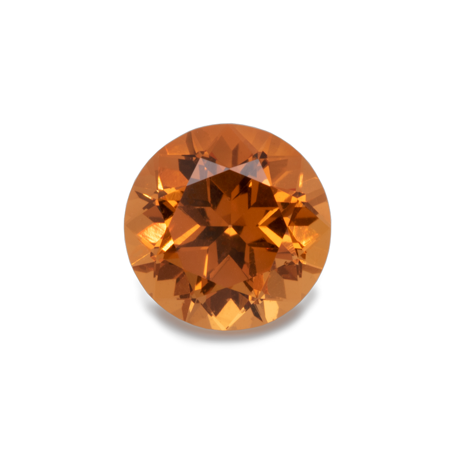 Mandarin Granat - orange, rund, 5x5 mm, 0,68 ct, Nr. MG80002