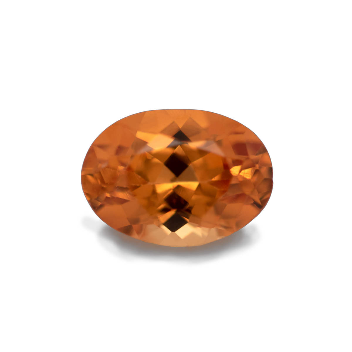 Mandarin Garnet - orange, oval, 7x5 mm, 1.07 ct, No. MG30003