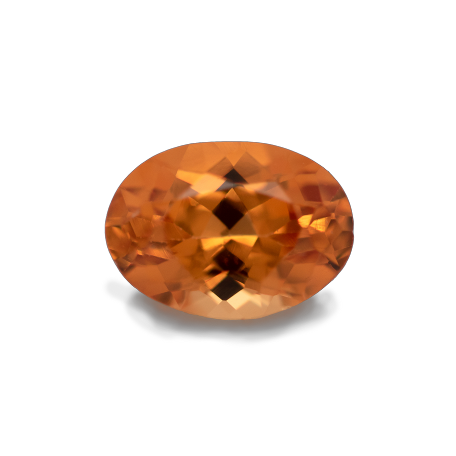 Mandarin Granat - orange, oval, 7x5 mm, 1,07 ct, Nr. MG30003