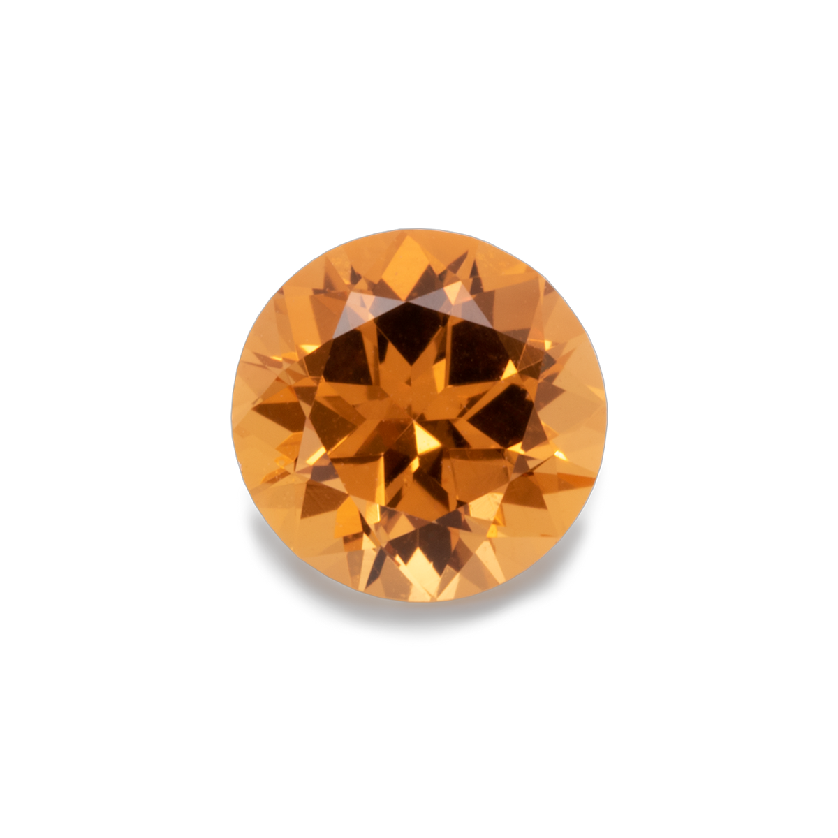 Mandarin Garnet - orange, round, 5x5 mm, 0.61 - 0.63 ct, No. MG80001