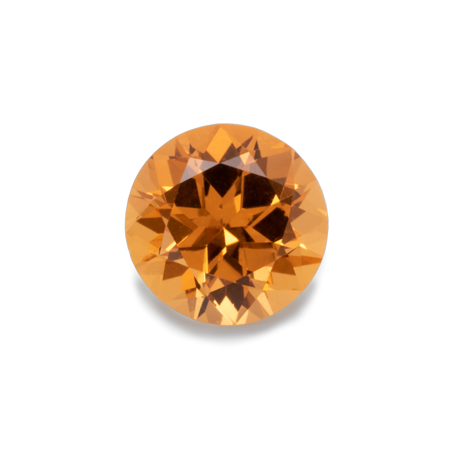 Mandarin Granat - orange, rund, 5x5 mm, 0,61 - 0,63 ct, Nr. MG80001