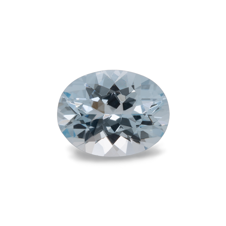 Aquamarine - A, oval, 9x7 mm, 1.55-1.70 ct, No. A12001