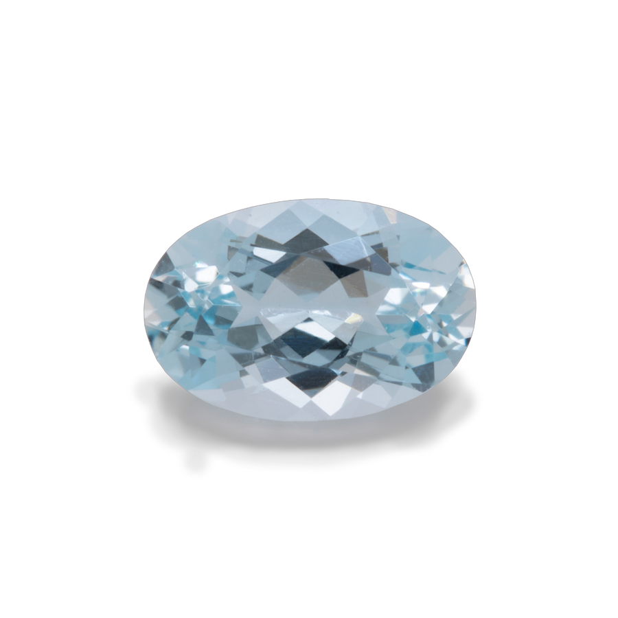 Aquamarine - A, oval, 6x4 mm, 0.37-0.45 ct, No. A20001