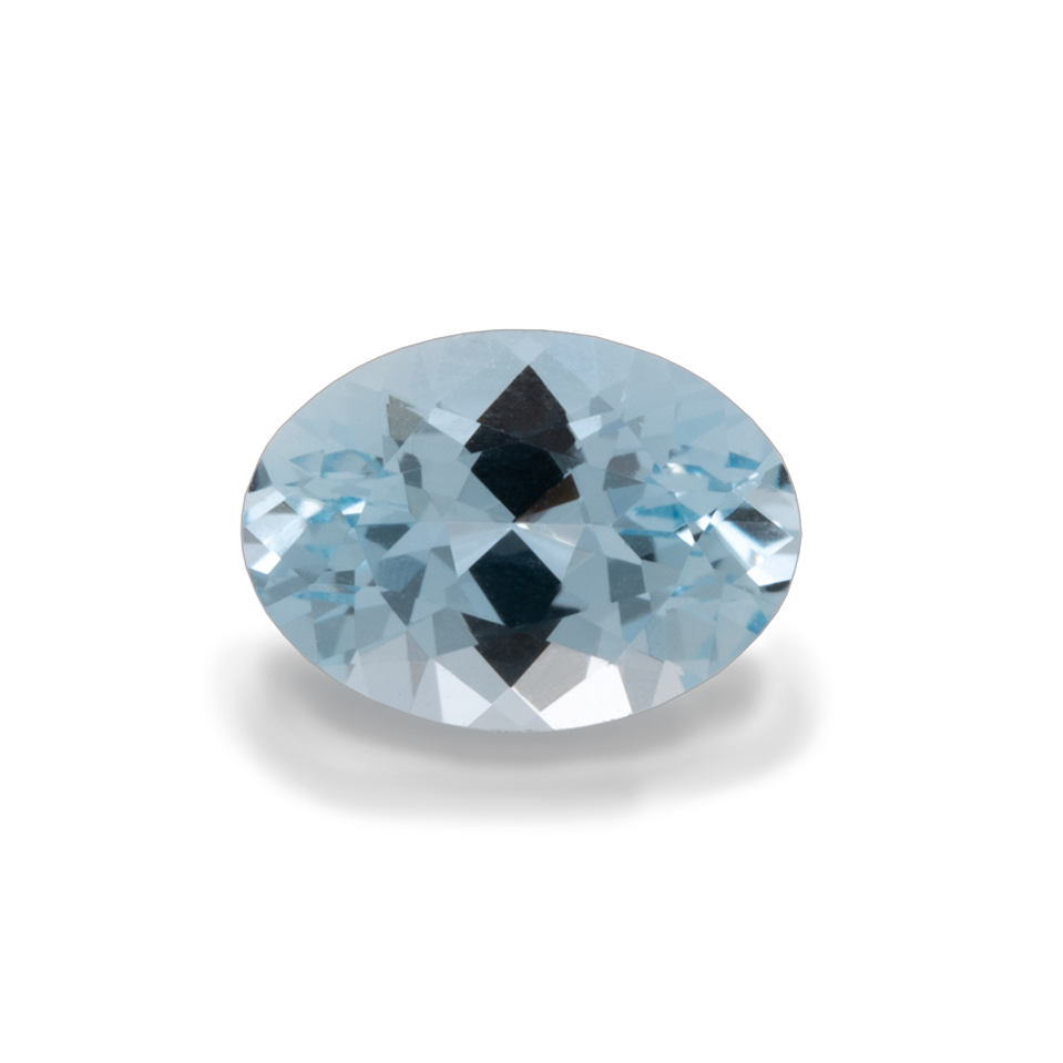 Aquamarine - A, oval, 7x5 mm, 0.60-0.75 ct, No. A18009