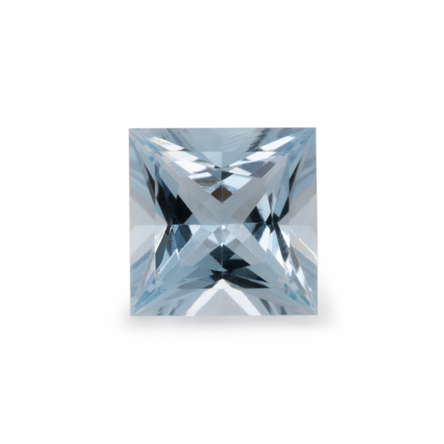 Aquamarin - A, rechteck, 3x3 mm, 0,11-0,13 ct, Nr. A03001