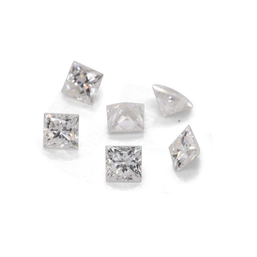 Diamant - weiß (TW), rechteck, 1.8x1.8 mm, 0,035 ct, Nr. D11050