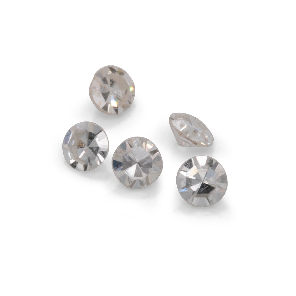 Diamant - fein weiß, VSI1, rund, 1,6x1,6 mm, ca. 0,018 ct, Nr. D10001