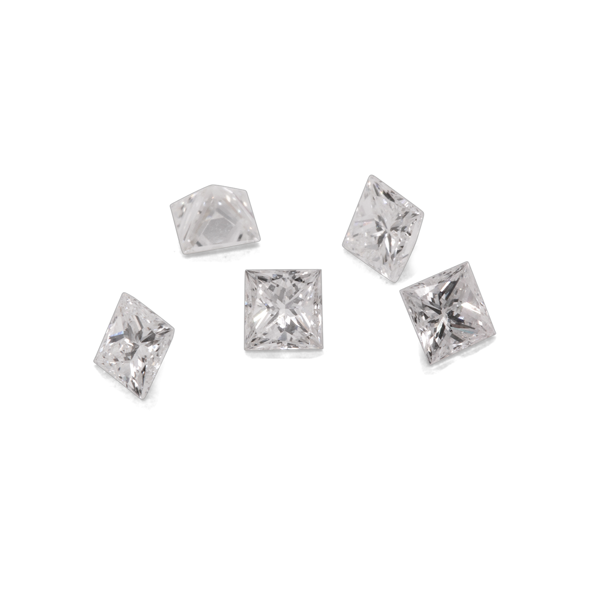 Diamant - weiß (TW), VS, Princess-Schliff, 1,9mm, ca. 0,04 ct, Nr. D11051