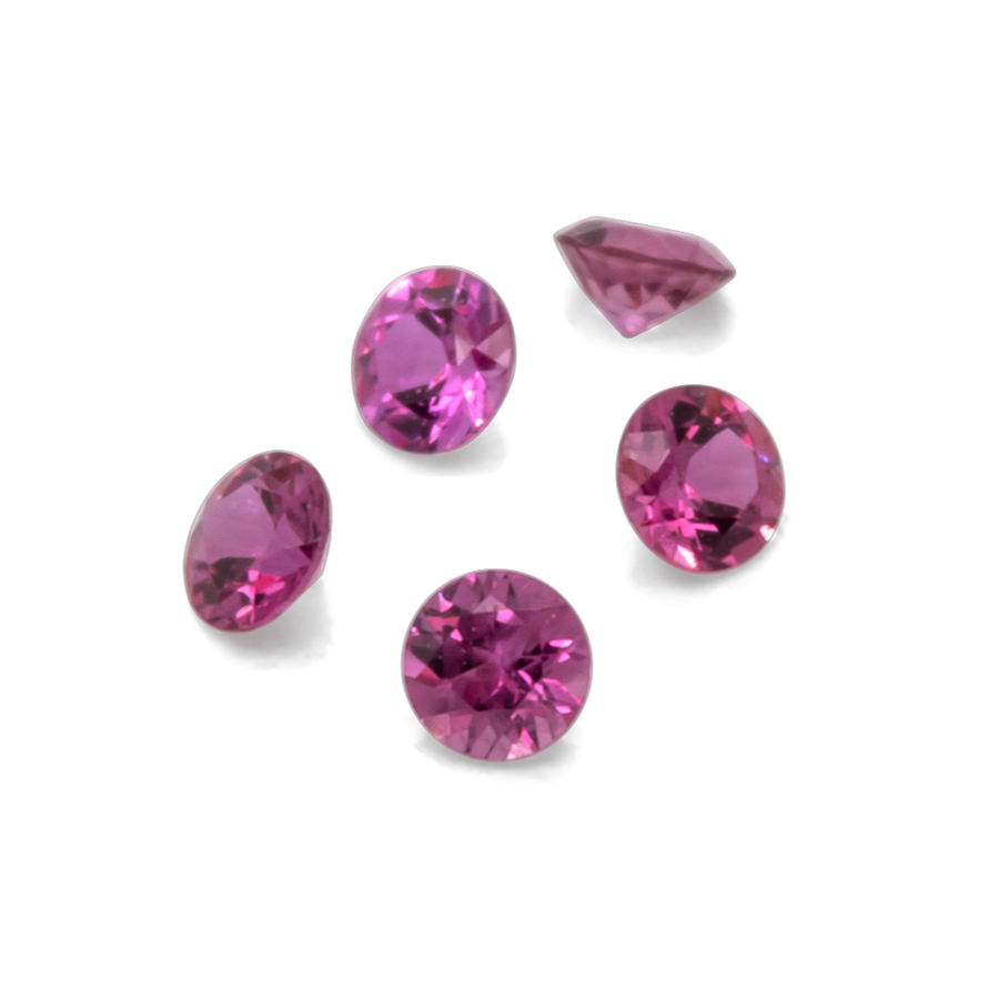 Saphir - pink, rund, 1.5x1.5 mm, 0.016 ct, Nr. XSR11158