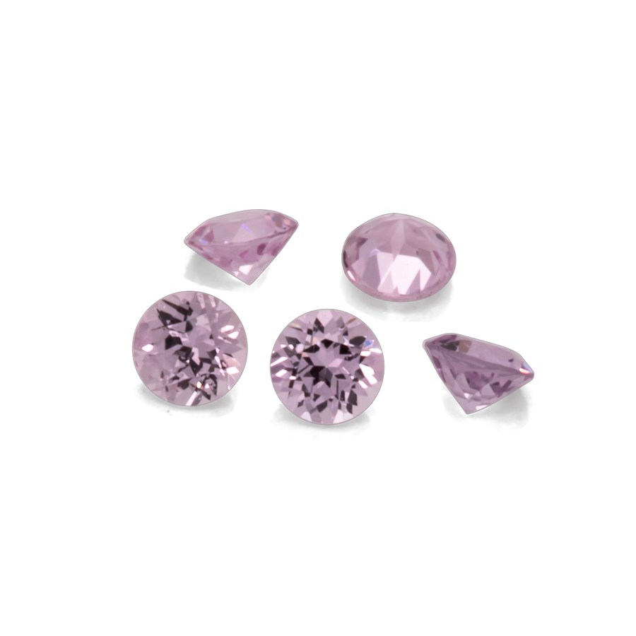 Saphir - rosa, rund, 1.5x1.5 mm, 0.02 ct, Nr. XSR11173