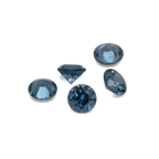 Spinel - blue, round, 1.5x1.5 mm, 0.02-0.03 ct, No. SP90038