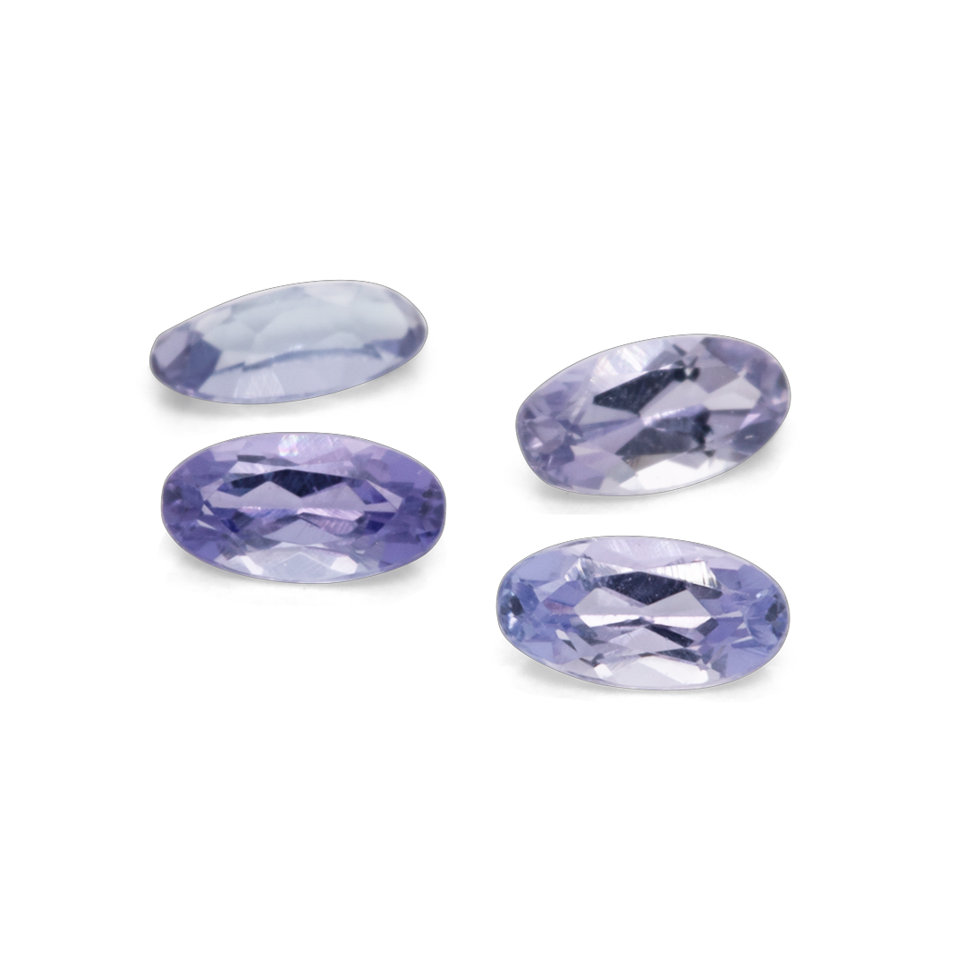 Tanzanite - A, oval, 4x2 mm, 0.09-0.10 ct, No. TZ45001