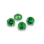 Tsavorit - grün, rund, 3x3 mm, 0.11-0.14 ct, Nr. TS33004