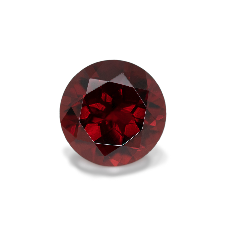 Granat - rot, rund, 12.1x12.1 mm, 7,91 ct, Nr. GR10001