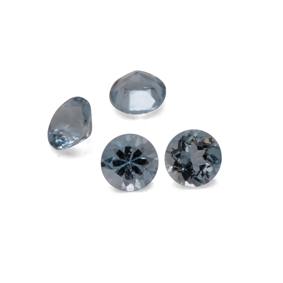 Aquamarin - A, rund, 2,2x2,2 mm, 0,03 ct, Nr. A99028