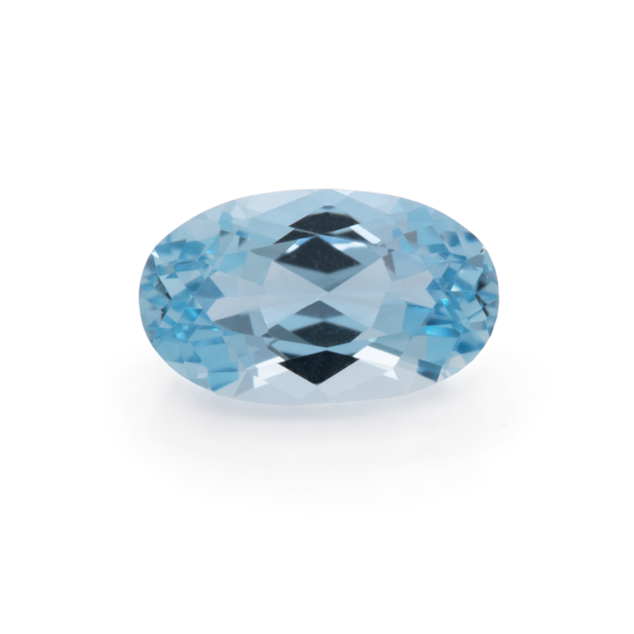 Aquamarine - AA, oval, 5x3 mm, 0.18-0.20 ct, No. A10002