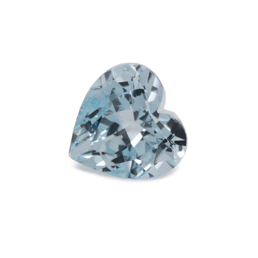 Aquamarin - A, herz, 10x10 mm, 3,26 ct, Nr. A16009