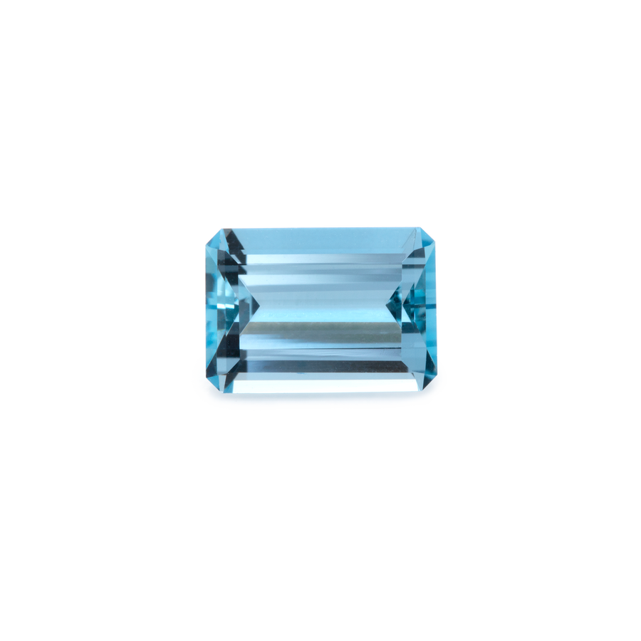 Aquamarin - AAA, achteck, 7x5 mm, 0.85 ct, Nr. A32003