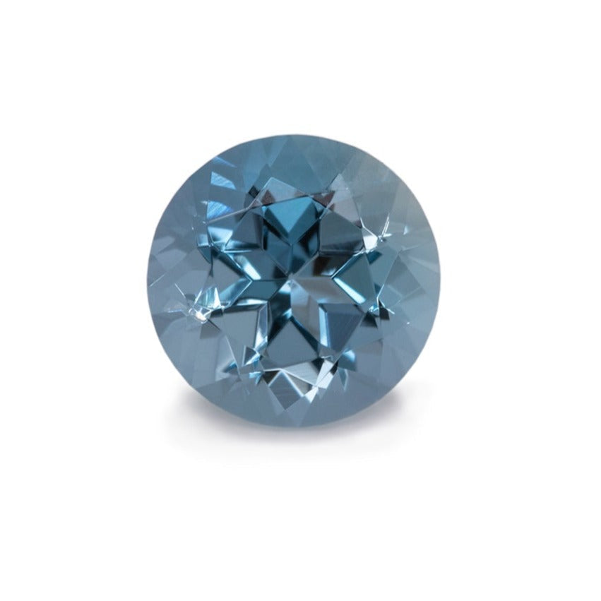Aquamarine - AAA, round, 6.0 x 6.0 mm, 0.60 - 0.75 ct, No. A70003