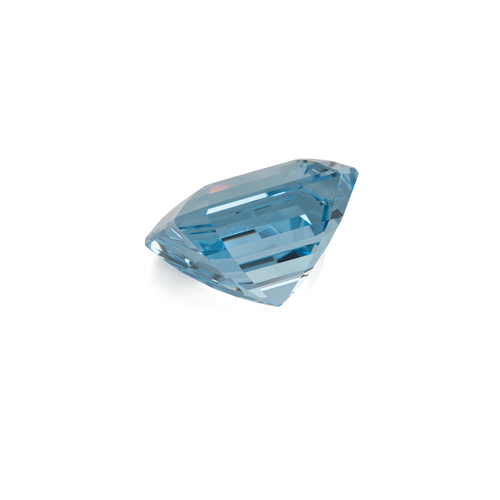 Aquamarin - AA, asscher, 13x13 mm, 9,82 ct, Nr. A97001