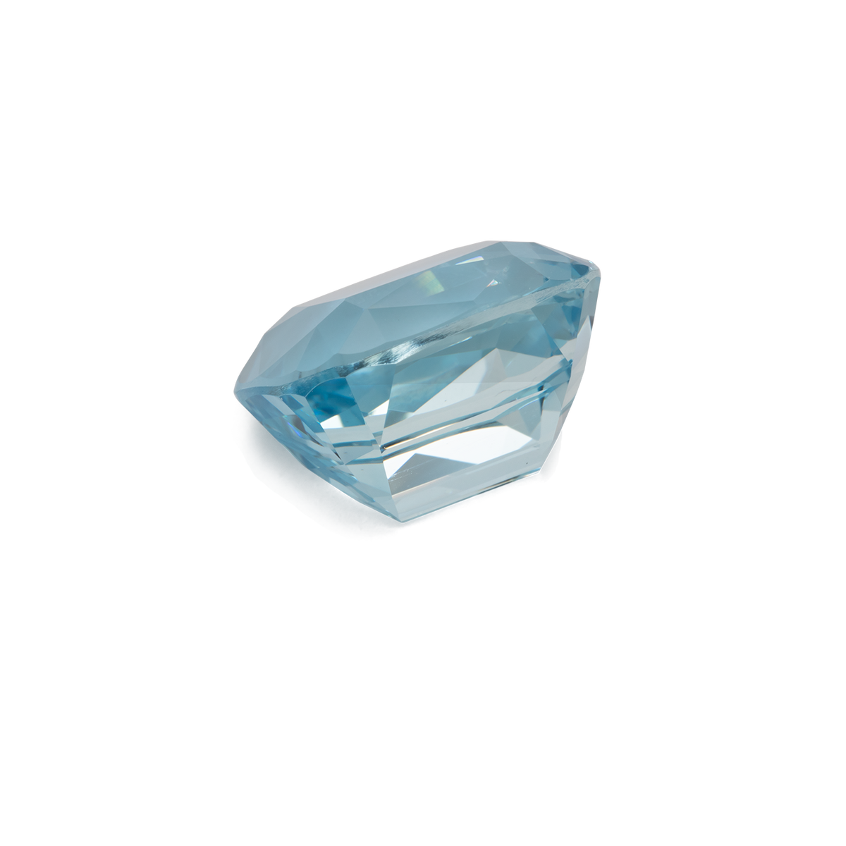 Aquamarin - AA, antik, 13x13 mm, 10,44 ct, Nr. A98001