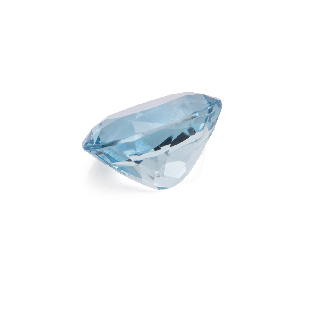 Aquamarine - AA, oval, 12x10 mm, 4.28 - 4.60 ct, No. A99026