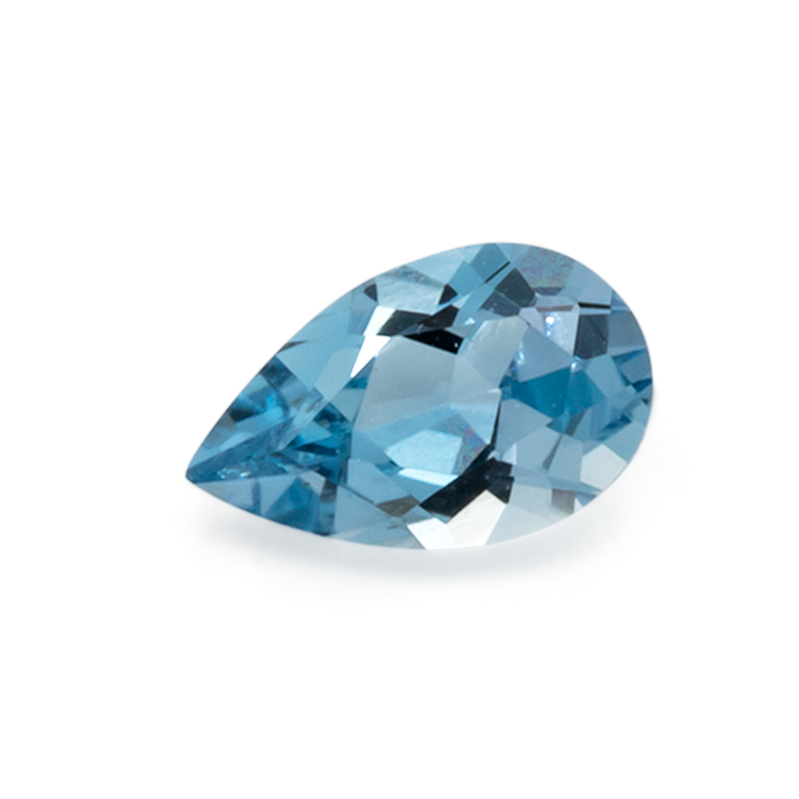 Aquamarin - AAA, birnform, 5x3 mm, 0,16-0,20 ct, Nr. A99033