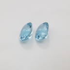 Aquamarine Pair - AA, oval, 8x6 mm, 2.14 - 2.35 ct, No. A99036