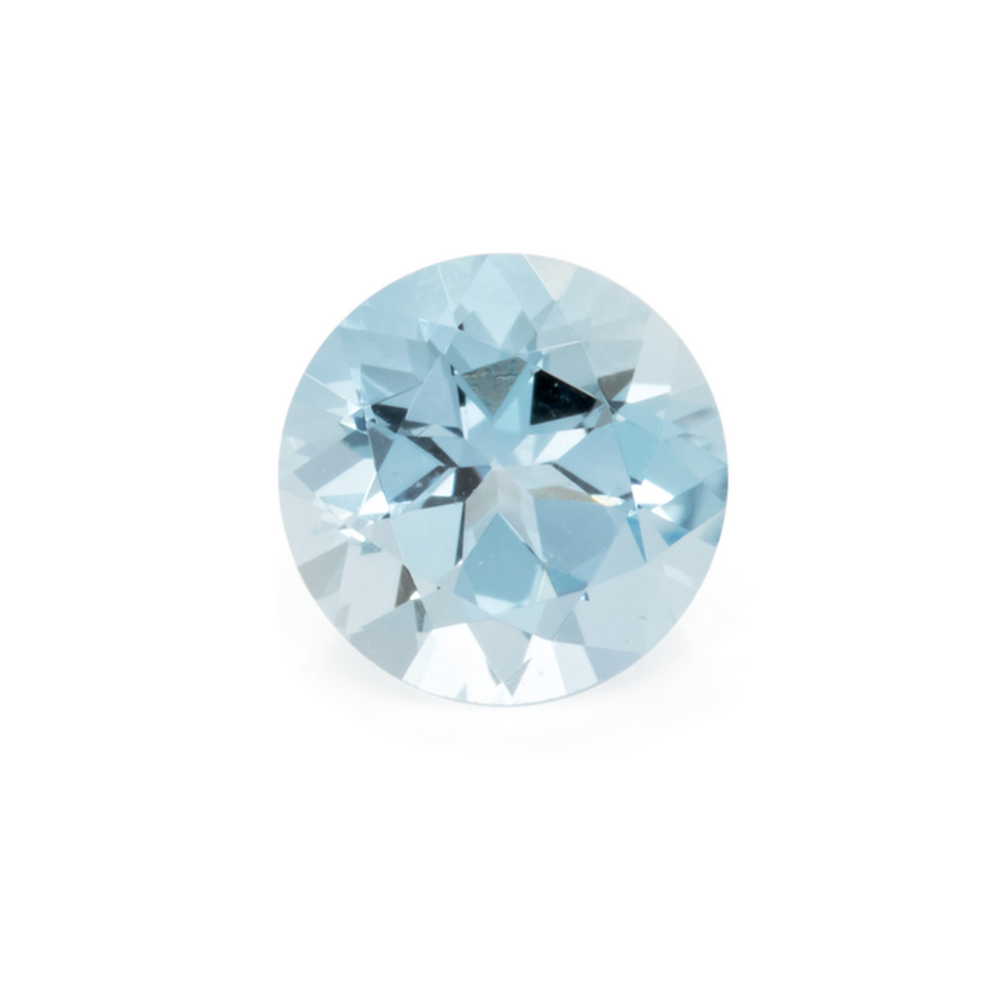 Aquamarin - A, rund, 6x6 mm, 0,72 ct, Nr. A99037