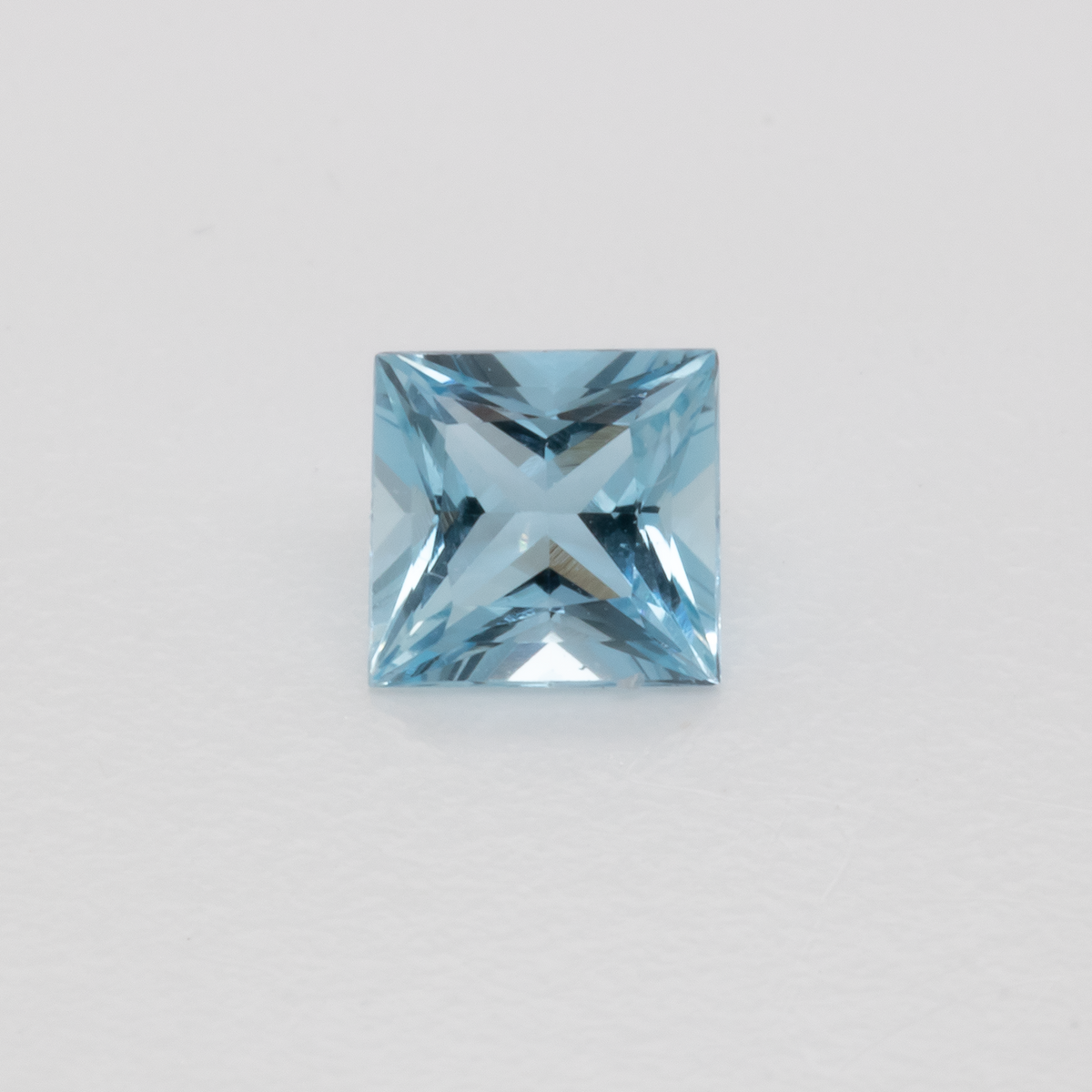 Aquamarin - AA, rechteck, 4x4 mm, 0.28 ct, Nr. A99047