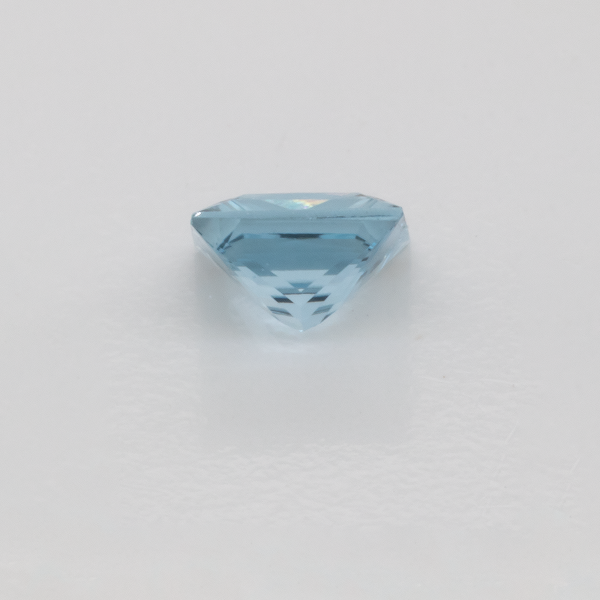 Aquamarin - AA, rechteck, 4x4 mm, 0.28 ct, Nr. A99047