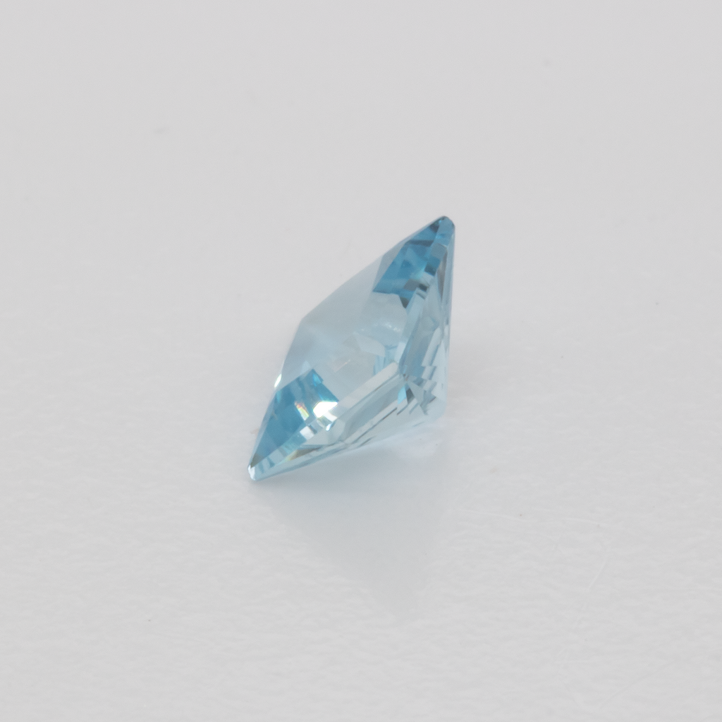 Aquamarin - AA, rechteck, 4x4 mm, 0.28 ct, Nr. A99047