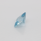 Aquamarin - AA, rechteck, 4x4 mm, 0.28 ct, Nr. A99047