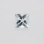Aquamarin - A, rechteck, 4x4 mm, 0.28 - 0.30 ct, Nr. A99048