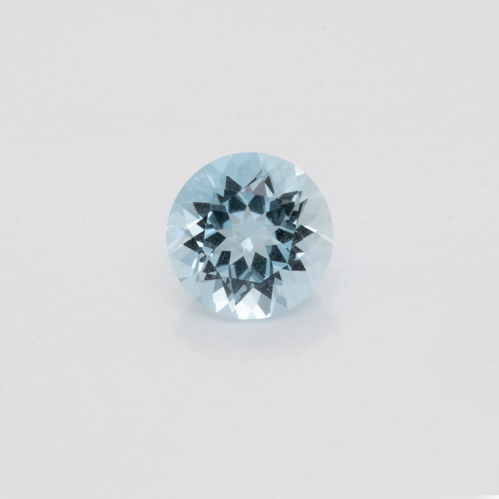 Aquamarine - AA, round, 5x5 mm, 0.42 - 0.46 ct, No. A99050