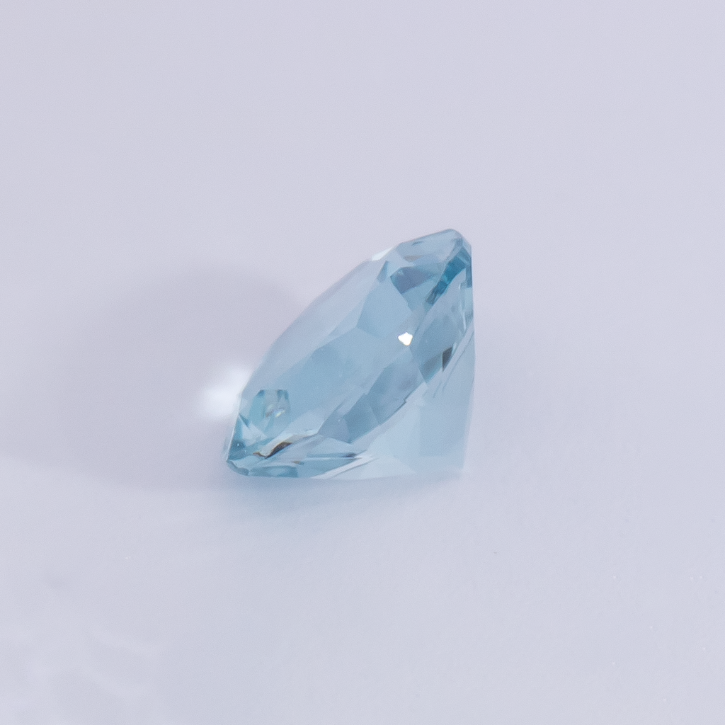 Aquamarin - AA, rund, 3.5x3.5 mm, 0.13 - 0.15 ct, Nr. A99064