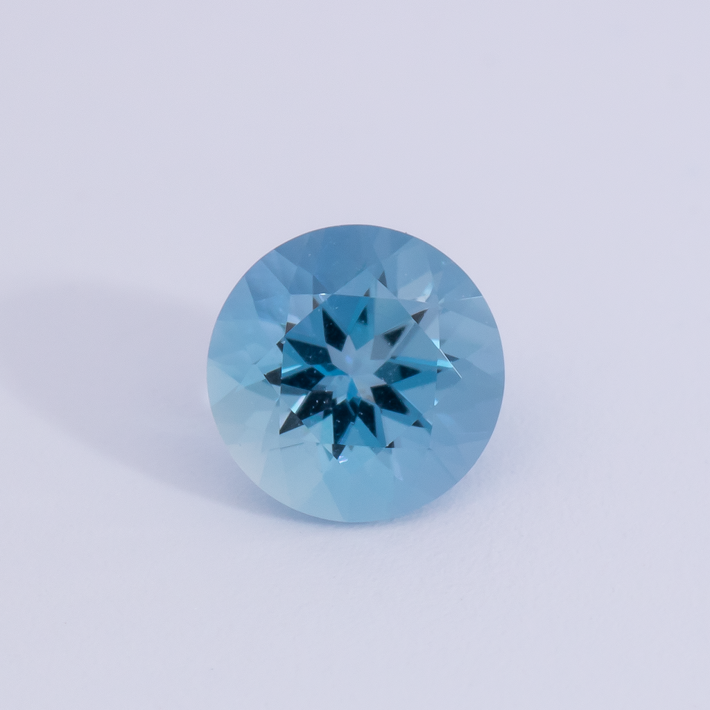 Aquamarin - AAA, rund, 4x4 mm, 0.23 ct, Nr. A99068