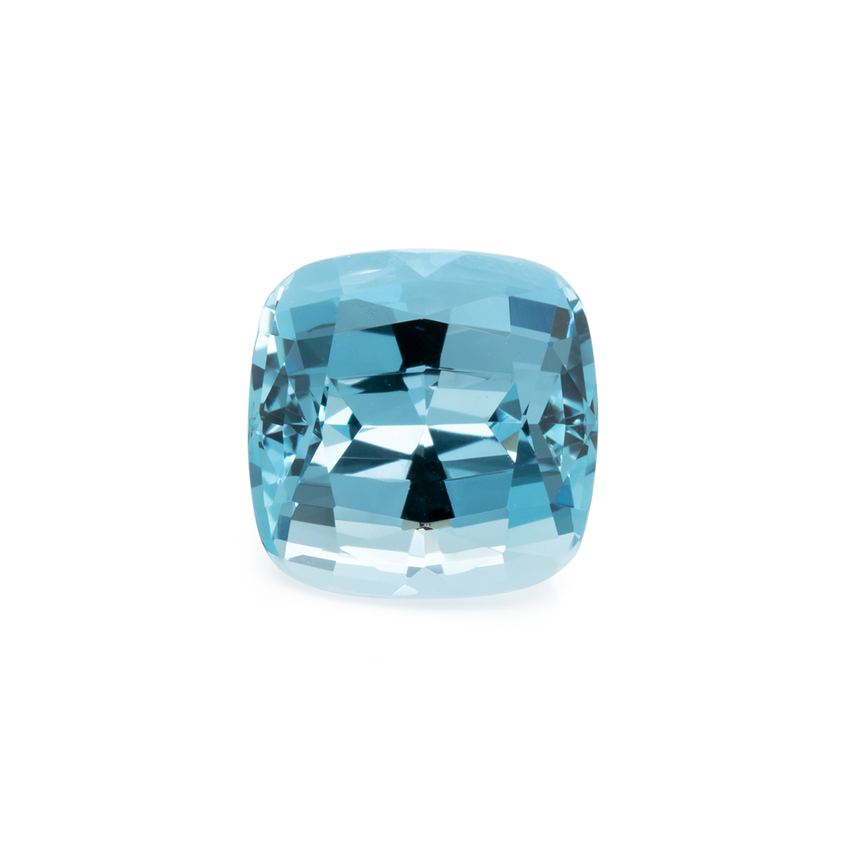 Aquamarine - AAA, cushion, 12.4x12.4 mm, 8.29 ct, No. A99070