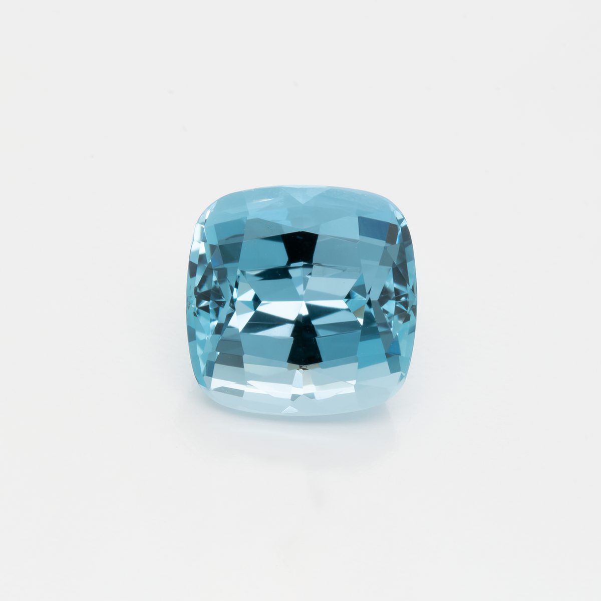 Aquamarine - AAA, cushion, 12.4x12.4 mm, 8.29 ct, No. A99070