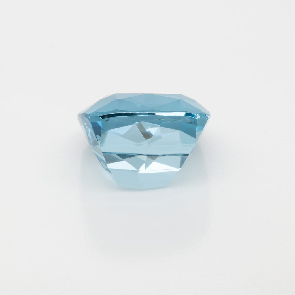Aquamarine - AAA, cushion, 12.4x12.4 mm, 8.29 ct, No. A99070