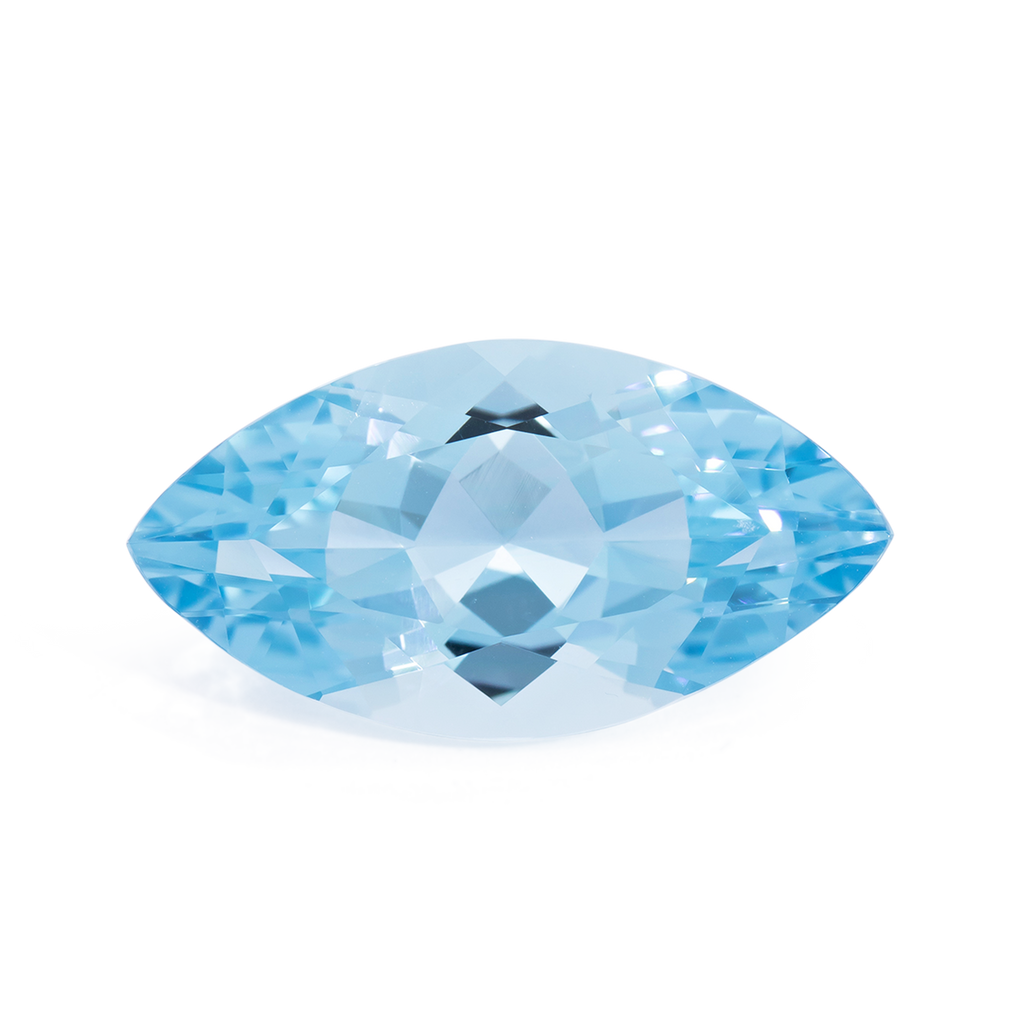 Aquamarine - AA, marquise, 21x11 mm, 8.16 ct, No. A99072