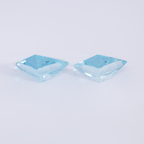 Aquamarine Pair - AA, fancy, 12.3x13 mm, 6.59 ct, No. A99073